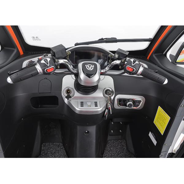 Enclosed 3 Seats Three Wheel Electric Tricycle 55km/H OEM