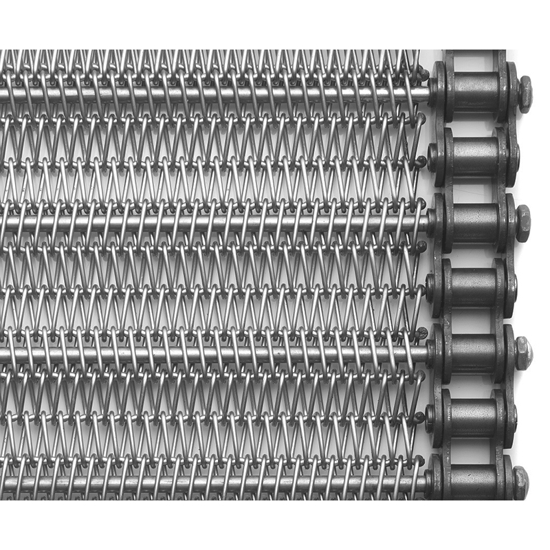 Flexible Wire Mesh Conveyor Belt Offering Excellent Tensile Strength and Resistance to Abrasion for Heavy Load Transport