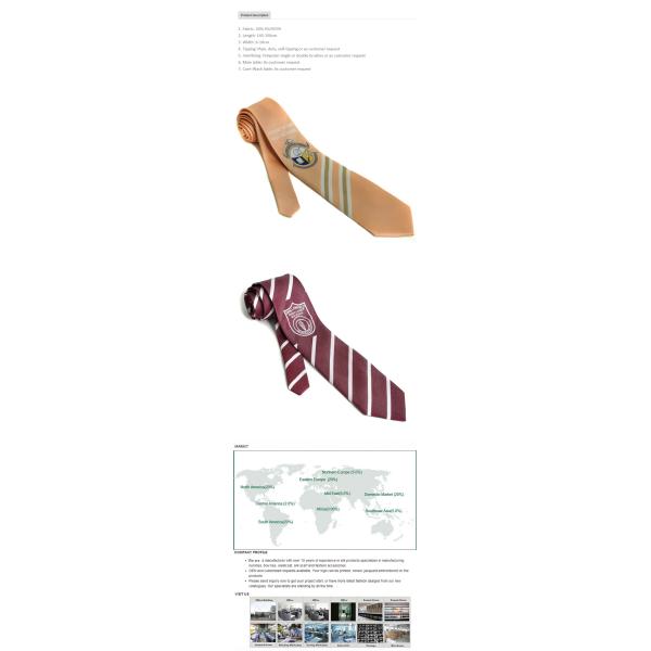 polyester uniform tie ,company tie ,micro-fiberself logo tie ,gift tie ,