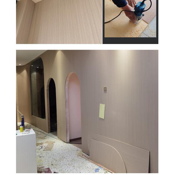 Обугленная древесина бамбукового шпона древесного угля деревянного зерна панели водоустойчивая бамбуковая