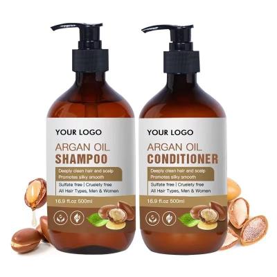 Sulfate o champô do cabelo e o condicionador de nutrição livres Argan Oil orgânico