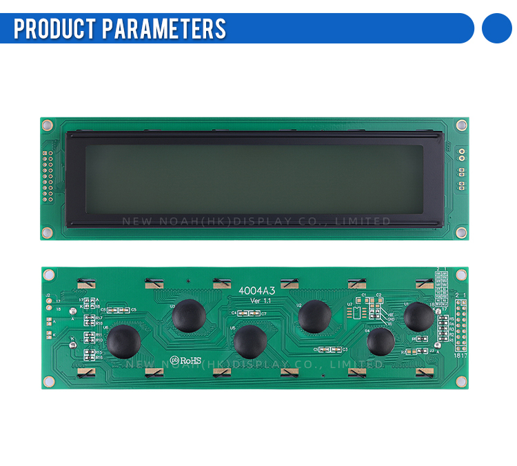 Cyrillic Gray Film 4004A3 Character Module LED Backlight 4004 Character LCD Module