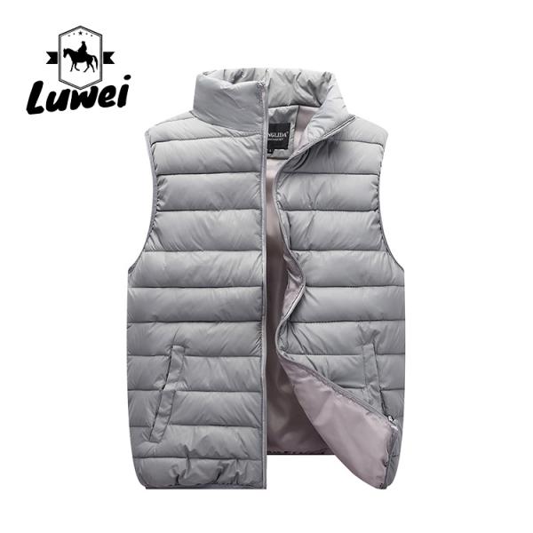 2022 Custom Lightweight Waistcoat Warm Bubble Utility Sleeveless Vest Mens Waistcoat Vest Gilet Для мужчин