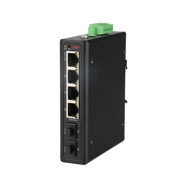 6 Port Gigabit Easy Managed Ethernet Switch Industrial Grade Wide Temperature