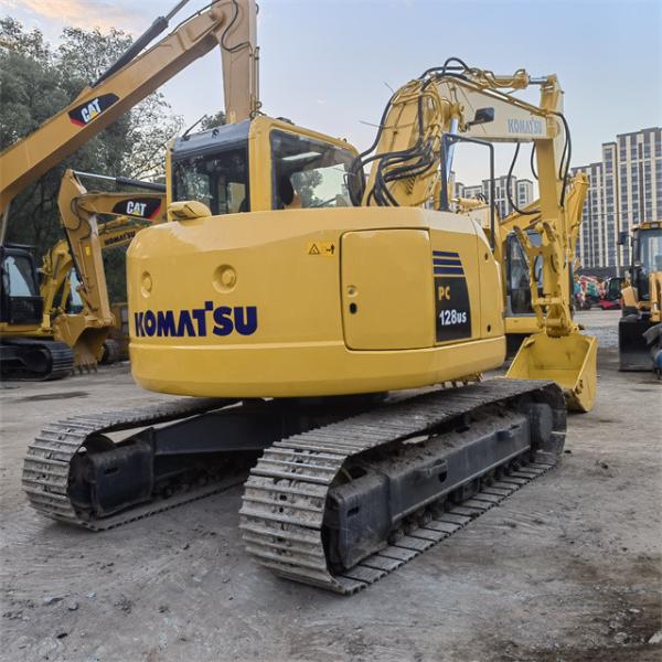 Utilisez la pelle à rampe Komatsu pc128US du Japon en excellent état prêt à la vente