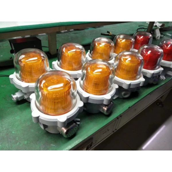 Corrosion-Resistant GRP/Aluminum Explosion Proof LED Alarm Light for Offshore Platforms