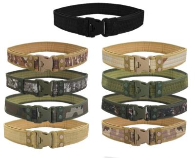 Military Fan EVA Foam Tactical Belt Oxford Cloth Men's Canvas Sponge Belt