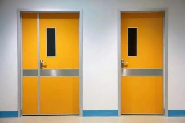 Foaming Technology  Aluminum Alloy Door Body for Double or Single Leaf Manual Swing Doors for Hospitals