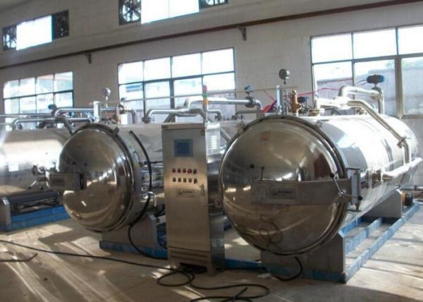 380V Electric Retort  Food Sterilization Equipment 150 - 600Bottle/min