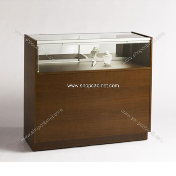 Rotating Clear Portable Body Jewelry Display Case Retail Cabinet Hold 500 Piercings Locks