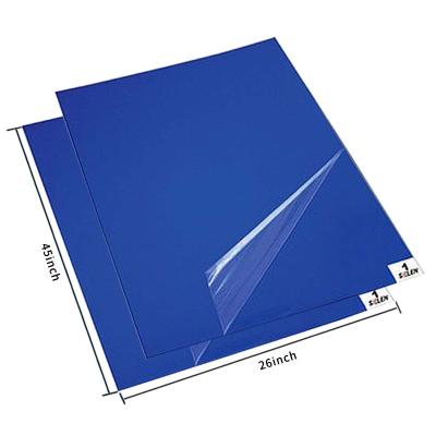 Industrial Safety Adhesive Disposable Tacky Dust Mat For Dust Control Cleanroom Antibacterial
