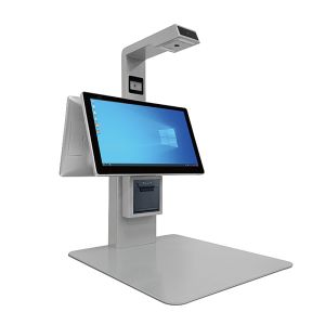 15.6" Dual-Screen AI-Powered Fast Checkout Self-Checkout Kiosk, All-in-One with