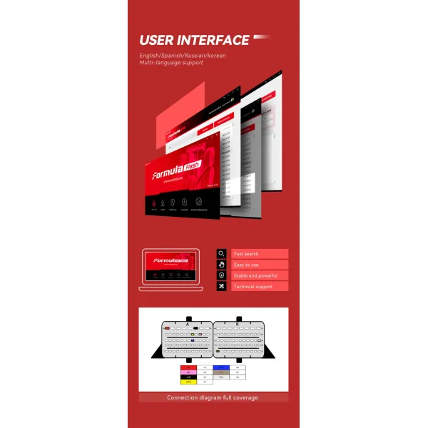 FormulaFLash ECU TCU Chip Tuning Programmer Supports Update Online New Protocols via Bench Boot Mode