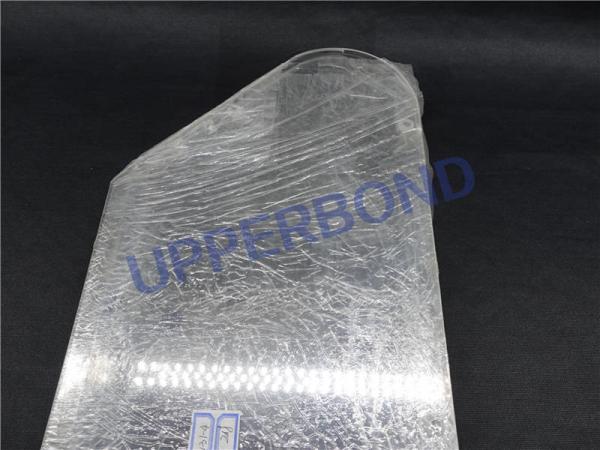 Tampa transparente do fabricante de cigarro MK8 do plexiglás que protege as peças sobresselentes de vidro da maquinaria