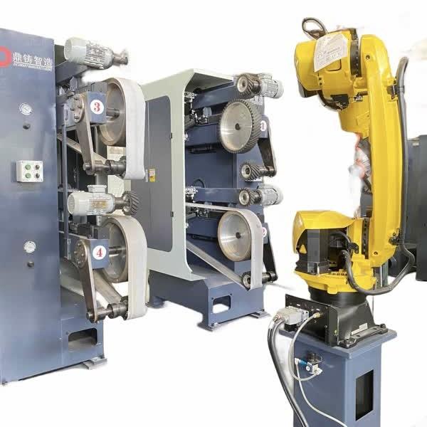 ドアハンドル ロボットパッファリングマシン ロボットセル メタルデブラーリングマシン ベルトポーリング ドアハンドル