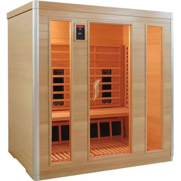 Bluetooth Compatible Music System 2 Person Luxury Steam Sauna Room Offering Seating Capacity 1 to 6 People Designed for Maximum Comfort