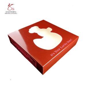 Luck Duck Red Color Reverse Tuck Folding Cake Packaging Boxes 80mm Height