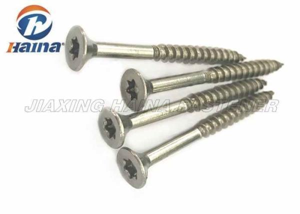 Security Torx Wood Chipboard CSK Flat Head Self Tapping Screws Coarse Half Thread