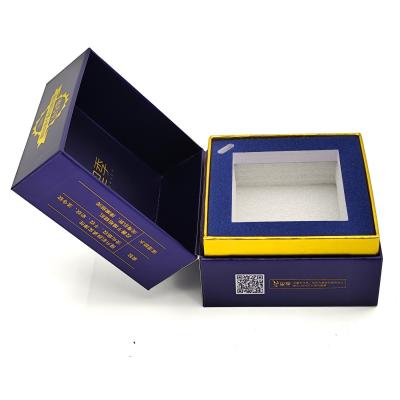 Amostra grátis Mini Perfumes de Viagem Personalizados Caixas de Vidro de Perfumes Violeta Cosmética Flip Packaging Caixas rígidas com bandeja