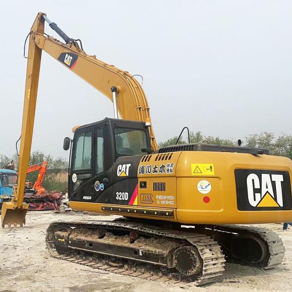 Middle Size Used 320 CAT Excavator 1m3 Large Bucket Used 20 Ton Excavator For Sale