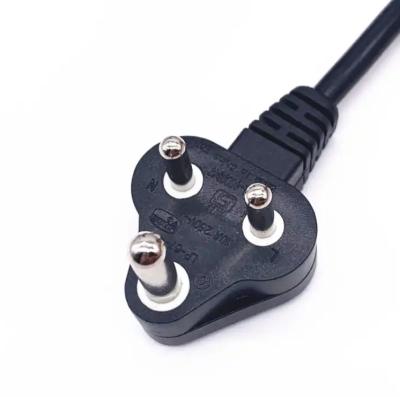 Cabo Elétrico da África do Sul, SABS 3 Pin Plug 1,2m 1,5m Cabo Elétrico AC
