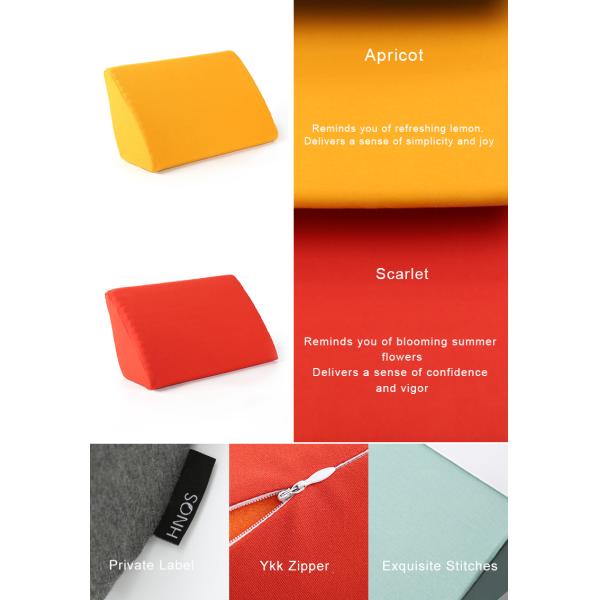 Leg Back Support Foam Wedge Pillow Acid Reflux Relief Sleep Positioner