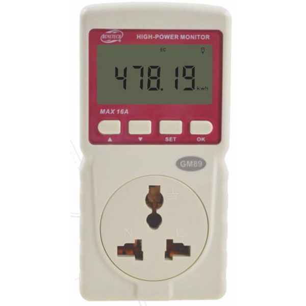GM86 GM89 Power Monitor with 2200W and 3520W Maximum Power and Level 1 Precision for Accurate Energy Monitoring