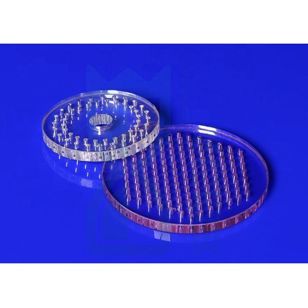 High Temperature Quartz Glass Plate Clear With Hole