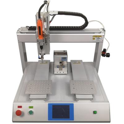 YS-L401-2E Two Working Table Screw Auto Feeding And Locking Nut Machine