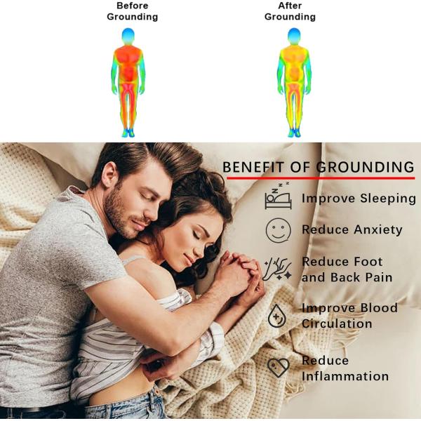 Get a Restful Sleep with Memory Foam Home Pillow and Conductive Grounding Pillowcase