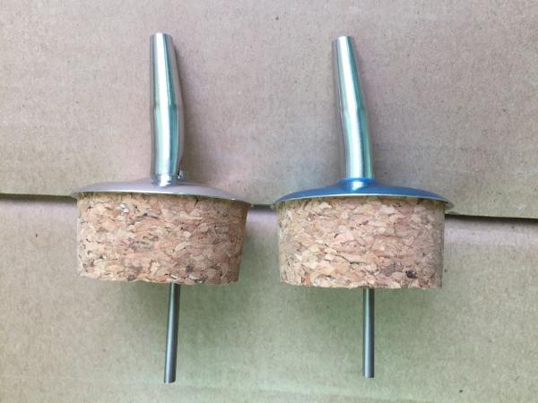 304 Stainless Steel Pourer with Pour Spout Good For 42mm Salad Dressing with Wider Cork