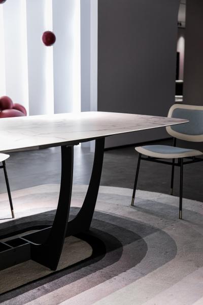 Home Furniture Modern Dining Room Table Marble Metal Dining Table And Chairs For Restaurant