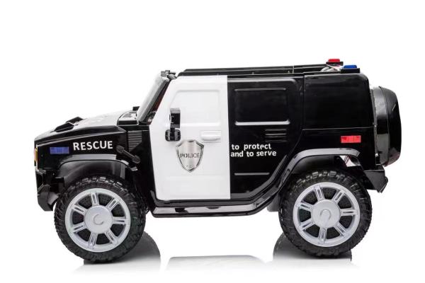 2.4G Remote Control 24V SUV Police Car Kids Electric Ride On Car for 3-12 Years Old