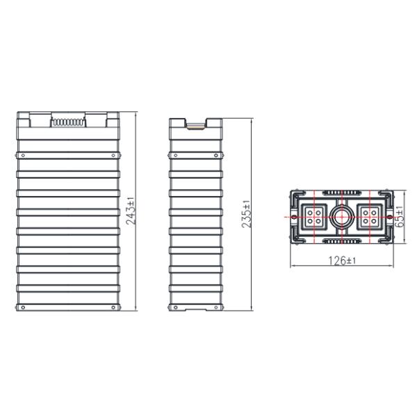 High Capacity Prismatic Lithium Ion Battery For Electric Vehicle / Telecommunication