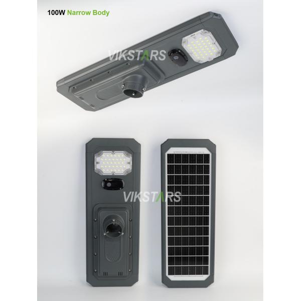 Nuevo 100W 200W 300W 400W 500W All In One Aluminio Luz solar de calle para mayoristas