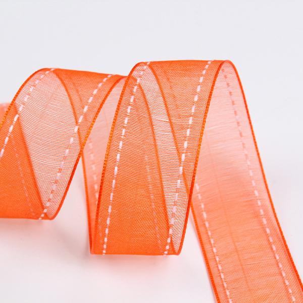 25мм покрытие 38мм сшитая полиэстерная лента для цветочных подарков