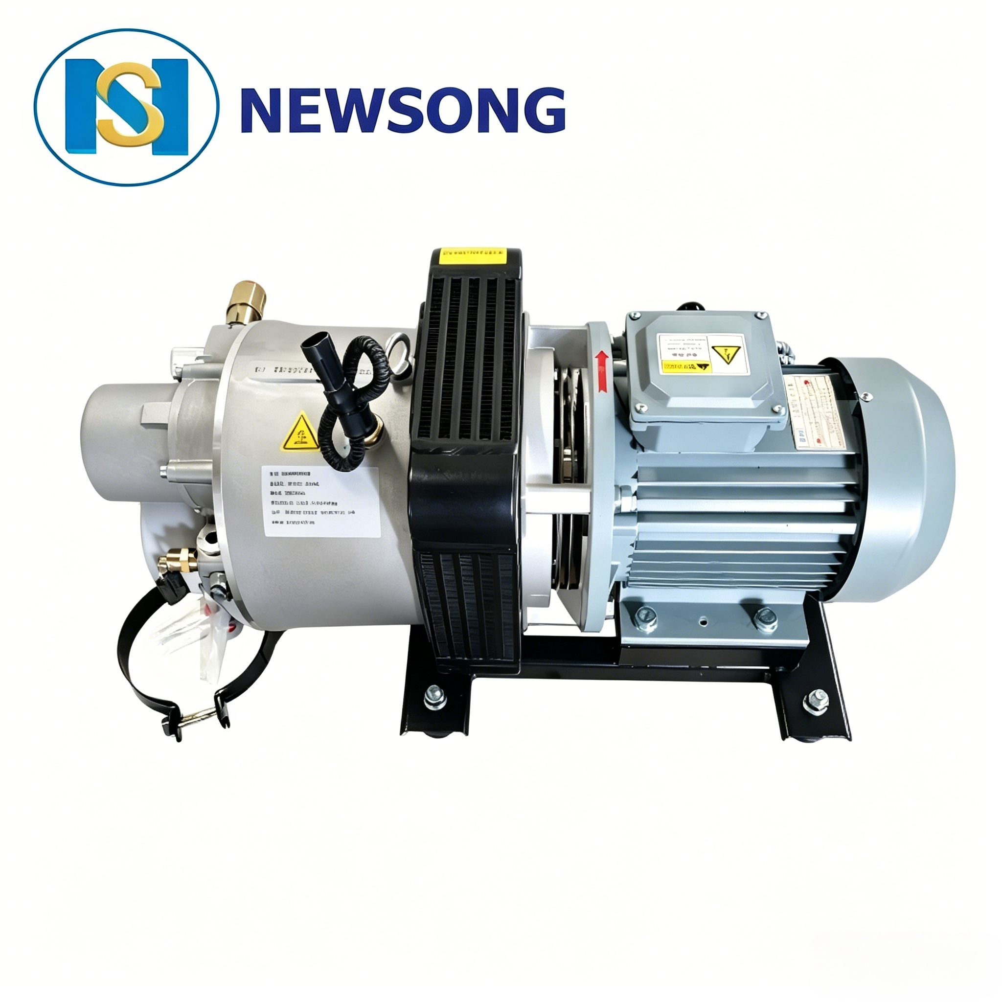 IP67 Waterproof 1.5KW 2840r/Min Electric Vehicle Air Compressor 8.5Bar 10Bar
