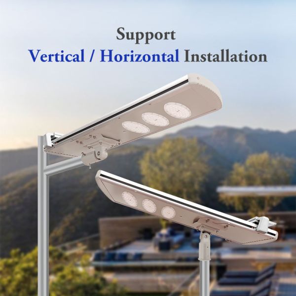 Solar LED Street Light IP65 EU CE Certified High-Power Super-Bright Self-Cleaning 40W-100W Road Lighting System