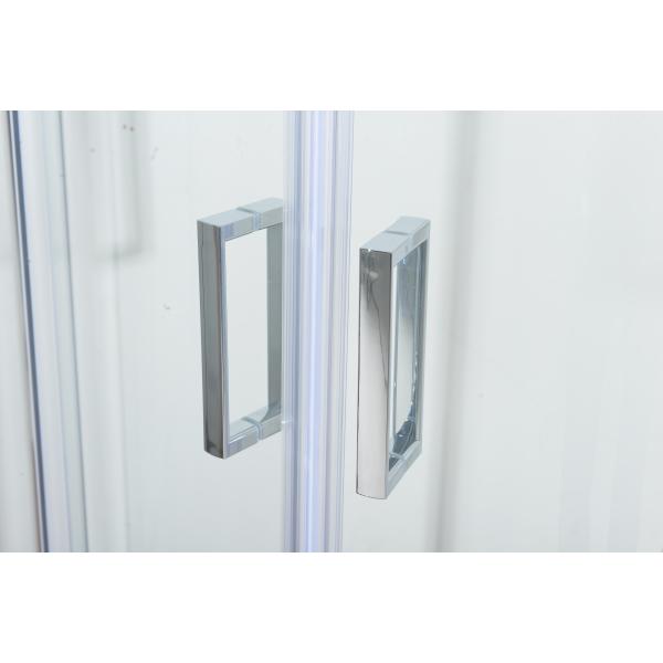 Curved Corner Shower Enclosure , 900x900x1900mm Shower And Bath Enclosures chrome aluminium