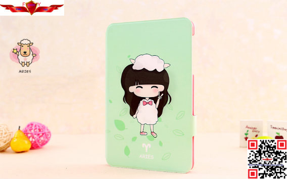 New 100% Qualify Perfect Fit Cartoon Ultra Thin PU Leather Cover Case For Lenovo S5000