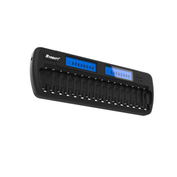 16 Slot Nimh Battery Charger / AA AAA Nickel Metal Hydride Battery Charger DC 12V 2A
