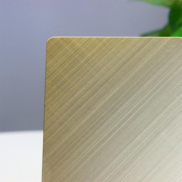 Cold Rolled Brushed Stainless Steel Plates For Living Room Background Wall