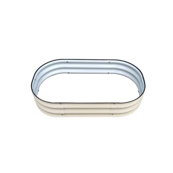 3.4×2×0.66 Ft Camas de jardín galvanizadas para jardinería