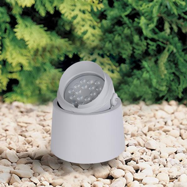 12W AC LED Flood Light Integrated Buried Garden Lights For Park Courtyard