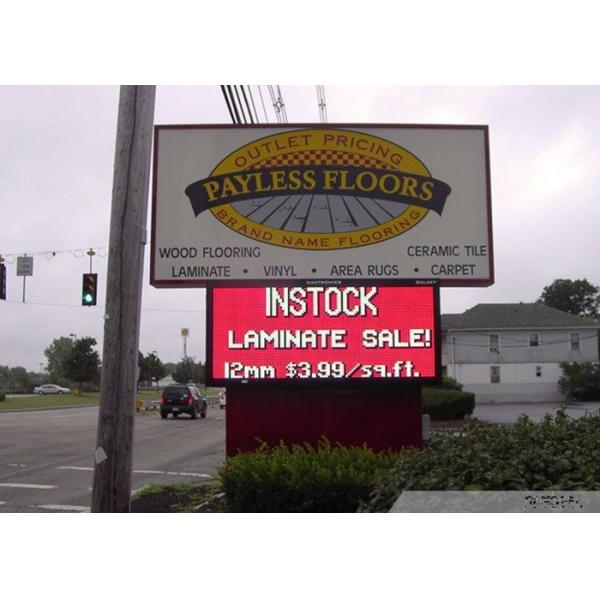 P10 Full Color Front Service LED Display 96dots * 96dots Resolution 1920Hz