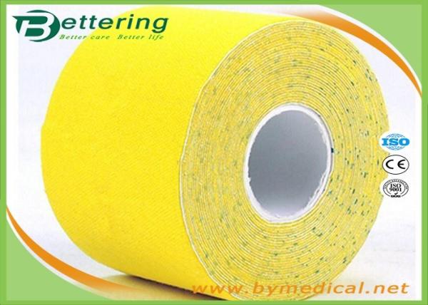 Kinesiology Physiotherapy Tape For Pain Relief , Cotton Sports Therapy Tape