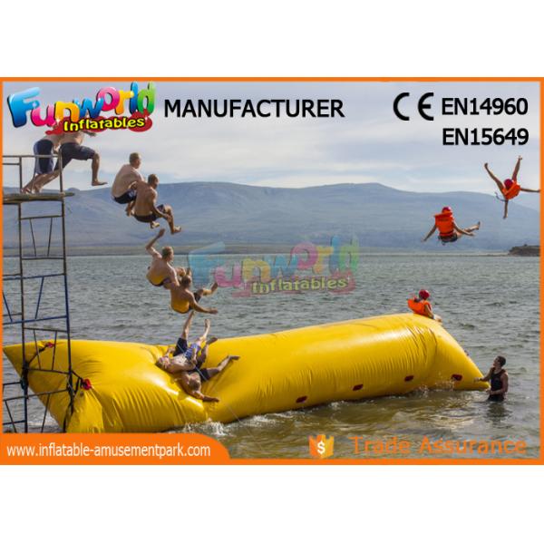 0.9mm PVC tarpaulin Inflatable Water Catapult Blob With Logo Printing