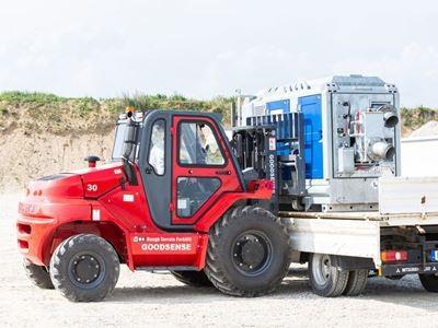 3 Ton 4 Wheel Drive Rough Terrain Forklift High Safety New Rough Terrain Fork Truck