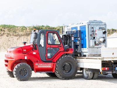 3 Ton 4 Wheel Drive Rough Terrain Forklift High Safety New Rough Terrain Fork Truck