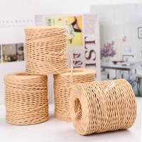 Cordão de Raffia de cor bege torcido de 150m de comprimento